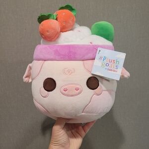 Cuddle Barn Moo Shake Series 11" Strawberry Mooshake Plush Kidcore‎ Cute